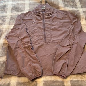 Cropped Windbreaker 1/2 Zip